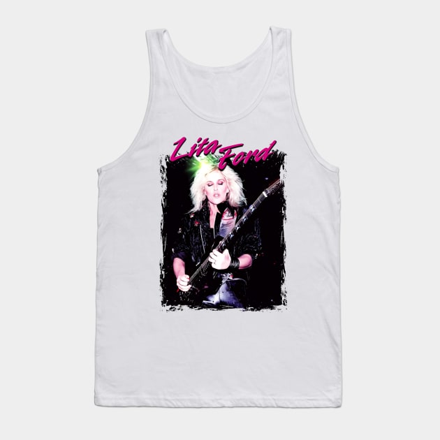 Rock woman_musician_8 Tank Top by Press Play Ent